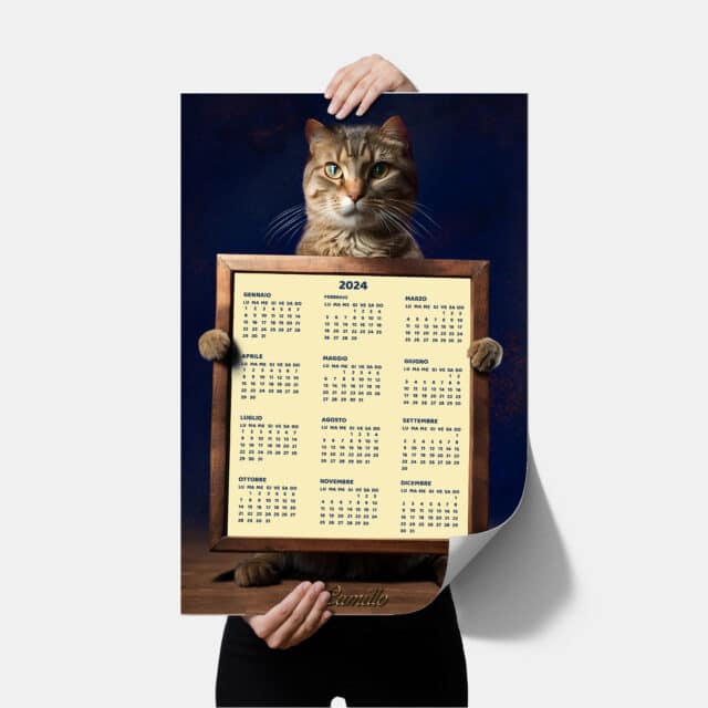Calendar Poster Pet's 2024 - immagine 12