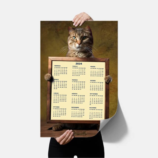 Calendar Poster Pet's 2024 - immagine 11