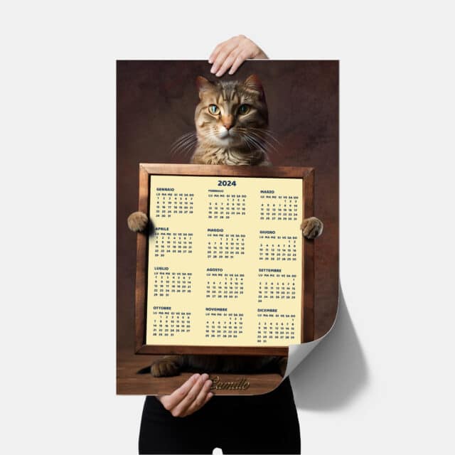 Calendar Poster Pet's 2024 - immagine 10