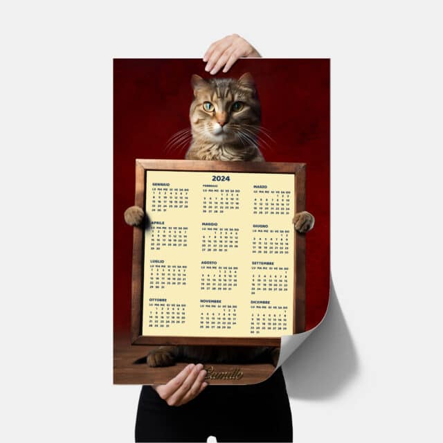 Calendar Poster Pet's 2024 - immagine 9