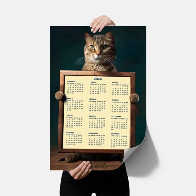 Calendar Poster Pet's 2024 - immagine 8
