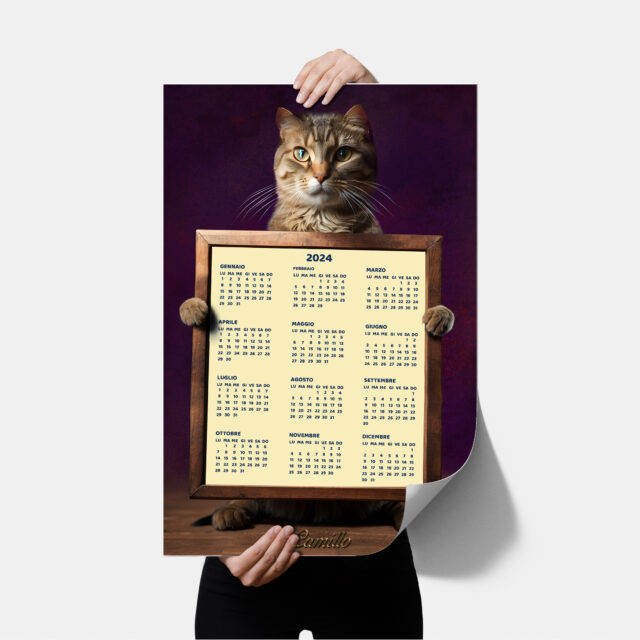 Calendar Poster Pet's 2024 - immagine 7