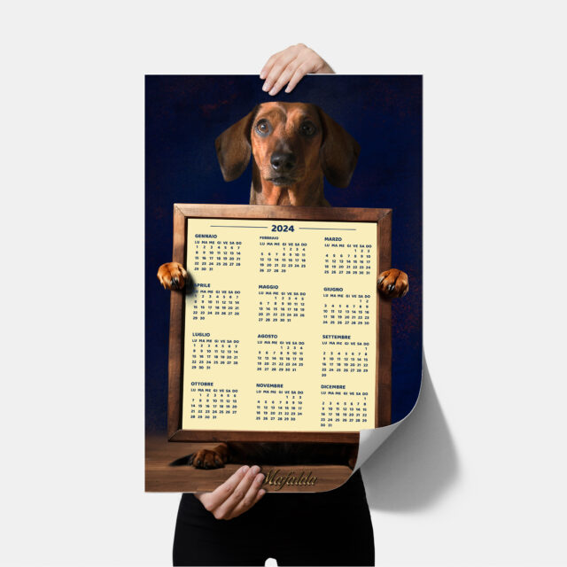 Calendar Poster Pet's 2024