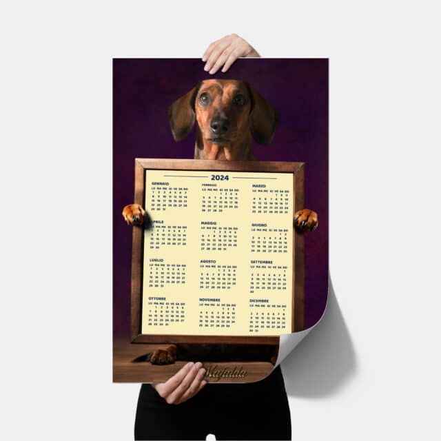 Calendar Poster Pet's 2024 - immagine 2